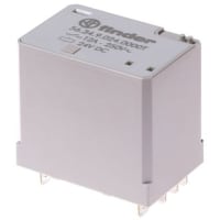 Finder 4PDT Plug In Non-Latching Relay Tab, 12 A, 24V dc