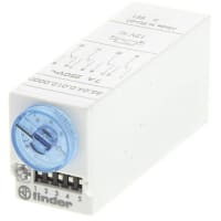 Finder Multi Function TDR, 14-Pin Conn, 0.05 to 100 s, 3 to 100 min, 5 to 100 h, 4NO/4NC