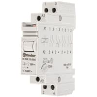 Finder DPST-NO DIN Rail Panel Mount Latching Relay, 230V