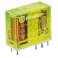 Finder DPDT PCB Mount Non-Latching Relay Through Hole, 60V dc