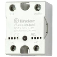 Finder Relay, solid state 25A 1NO, 24vdc supply