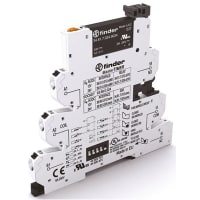 Finder SPST-NO Interface Relay Module Push In DIN Rail, DC PLC, 2 A, 13.2 V