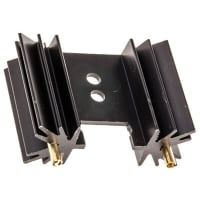 Fischer Heatsink, TO-220, 14K/W, 25.4 x 34.9 x 12.7mm, Clip Mount