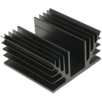 Fischer Heatsink, TO-3, 0.85K/W, 100 x 100 x 50mm