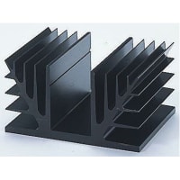 Fischer Heatsink, TO-3, 1.75K/W, 37.5 x 100 x 50mm