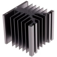 Fischer Heatsink, 1.3K/W, 75 x 80 x 78.6mm