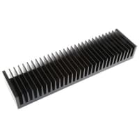 Fischer Heatsink, 0.45K/W, 75 x 300 x 40mm