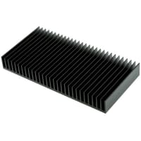 Fischer Heatsink, 0.95K/W, 100 x 200 x 25mm