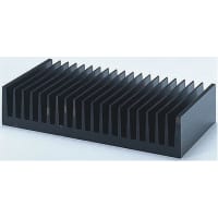 Fischer Heatsink, 1.05K/W, 75 x 200 x 40mm