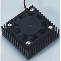 Fischer Heatsink, Universal Processors, 1.4K/W, 53.34x53.34x20mm, Conductive Adhesive Mount