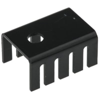 Fischer Heatsink, TO-220, 24K/W, 19 x 13.5 x 9.5mm, Screw Mount