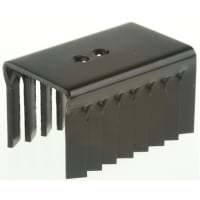 Fischer Heatsink, TO-220, 9.9K/W, 38 x 24.5 x 27mm, Screw Mount