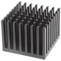 Fischer Heatsink, Intel Pentium MMX, 4K/W, 49.5 x 49.5 x 38mm, Adhesive Foil Mount