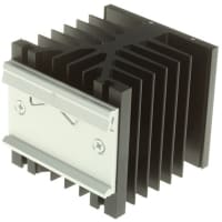 Fischer Heatsink, SSR1, 1.3K/W, 75 x 80 x 78.6mm, DIN Rail Mount