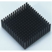 Fischer Heatsink, BGA, 22.5 to 6.5K/W, 23x23x6mm, Conductive Adhesive, Conductive Foil Mount