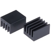 Fischer Heatsink, DIP, PLCC, 71K/W, 10 x 8 x 6mm