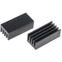 Fischer Heatsink, DIP, PLCC, 42K/W, 17 x 8 x 6mm