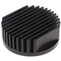 Fischer Heatsink, 10.46K/W, 45.7 Dia. x 16.51mm, Adhesive Foil, Conductive Foil Mount