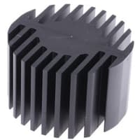 Fischer Heatsink, 1.8K/W, 60 Dia. x 37.5mm, Screw Mount