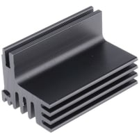 Fischer Heatsink, TO-247, TO-220, 5.5K/W, 50 x 32.3 x 28mm, Clip Mount