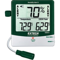 FLIR Commercial Systems, Inc. - Extech Division Hygro-Thermometer, Mounted, -10 to 60C, 18" Probe, Humidity Alert, 445 Series