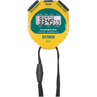 FLIR Commercial Systems, Inc. - Extech Division Stopwatch Yellow Large LCD 1/100Sec Resolution With Neckstrap And Battery