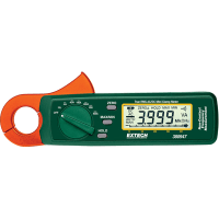 FLIR Commercial Systems, Inc. - Extech Division Meter, Clamp, 400 A (AC/DC), 100, 0.9 in., 7.2 in. H x 2.5 in. W x 1.4 in. D, I