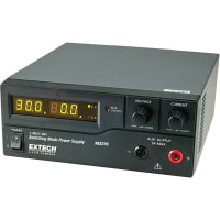 FLIR Commercial Systems, Inc. - Extech Division Power Supply Benchtop 110 VAC 60 Hz Dual LED