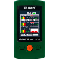 FLIR Commercial Systems, Inc. - Extech Division EMF Field Meter, Pocket, Simultaneous Magnetic, Electric, RF Strength, Color TFT