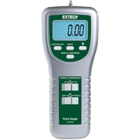 FLIR Commercial Systems, Inc. - Extech Division Digital Force Gauge, Tension & Compression, Push/Pull, 5kg, 176 oz, 49 Newtons