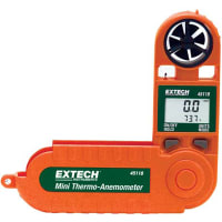 FLIR Commercial Systems, Inc. - Extech Division Anemometer Thermo Dual Display -18-50 Deg C Cr2032 Lithium Batter