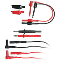 FLIR Commercial Systems, Inc. - Extech Division Test Lead Kit Cat Iii-1000V Black/Red Banana Plugs With Nylon Pouch