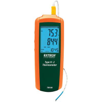 FLIR Commercial Systems, Inc. - Extech Division Handheld Digital Thermometer, Type K J, -210 to 1372C, Single Input, TM Series