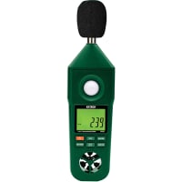 FLIR Commercial Systems, Inc. - Extech Division Environmental Meter, Handheld, Hygrometer, Humidity, Temperature, Air Velocity, Light