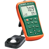 FLIR Commercial Systems, Inc. - Extech Division Meter, Light, 99, 990Fc, Luminous Intensity Calculation, With Sensor and Cover