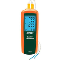 FLIR Commercial Systems, Inc. - Extech Division DUAL TYPE K/J INPUT THERMOMETER WITH NIST