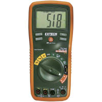 FLIR Commercial Systems, Inc. - Extech Division Multimeter, 0.1 mV to 600 V Voltage, Range, DC, 0.01 nF to 100 uF