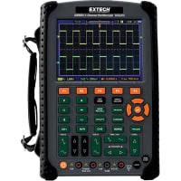 FLIR Commercial Systems, Inc. - Extech Division Oscilloscope, Handheld, 2-Channels, 200 MHz, 500 MS/s