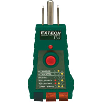 FLIR Commercial Systems, Inc. - Extech Division GFCI Receptacle Tester, 10-Pack