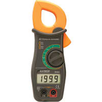 FLIR Commercial Systems, Inc. - Extech Division Meter, Clamp, 600 A (AC), 600 VAC/VDC, 1999 Ohms, 40 to 400 Hz, 1.3 in.