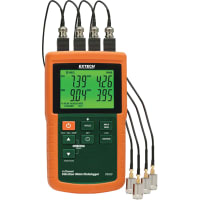 FLIR Commercial Systems, Inc. - Extech Division Meter;Vibration;4 channels;10Hz-1kHz;20.39g(peak);Datalogger;2G SD mem;w/sensors