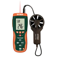 FLIR Commercial Systems, Inc. - Extech Division Thermometer-ANEMOMETER, CFM/CMM + Infrared thermometer