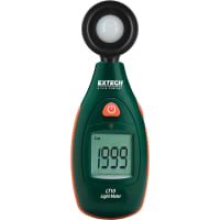 FLIR Commercial Systems, Inc. - Extech Division Light Meter, Pocket, LCD Display, 4000Fc/40, 000Lux, Measuring Rate 1.5/s