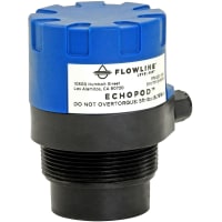 Flowline Level Sensor, Reflective Ultrasonic, EchoPod, 4.9' Range, 4ST Relays, Without FOB