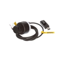 Flowline Sensor, Ultrasonic LevelTransmitter, 4-20ma, Range 49.2 in, 1NPT, w/FOB, EchoPod