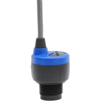 Flowline Sensor, Ultrasonic Level Transmitter; VDC/Hertz; Range 49.2 in; 1 NPT;w/USB Fob