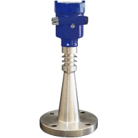 Flowline Level Transmitter, EchoPulse, 20m Range, 26 GHz Pulse, 4in ANSI Flange, Al Housing