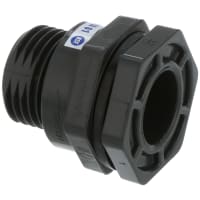 Flowline Fitting, Bulkhead, 1" NPT Tank Adapter, PVC