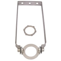 Flowline 1-" NPT bracket, 316 SS used to mount EchoPro Transmitter