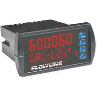 Flowline DataView Level Controller, Meter with 4 Relays, 4-20 mA Repeater, 12-24 VDC